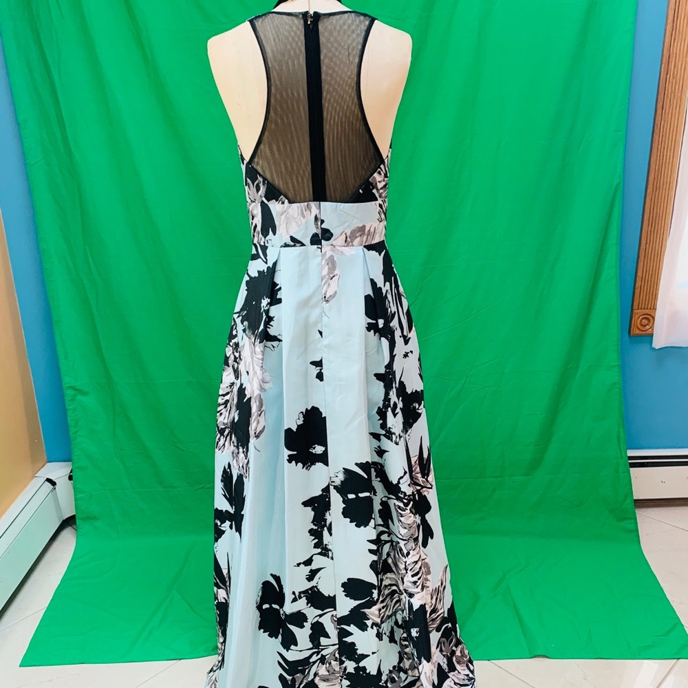 Bold Flower Hi Low Party Dress - Picture 5 of 8